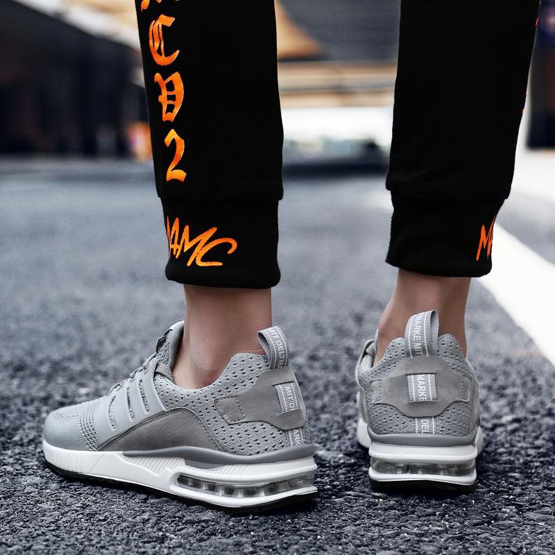 Unisex Sneakers Womens Running Shoes Sport Air Cushion Walking Shoes Breathable Light Comfortable Trainers Mesh Running Shoes For Women Soft Comfortable Design For Men