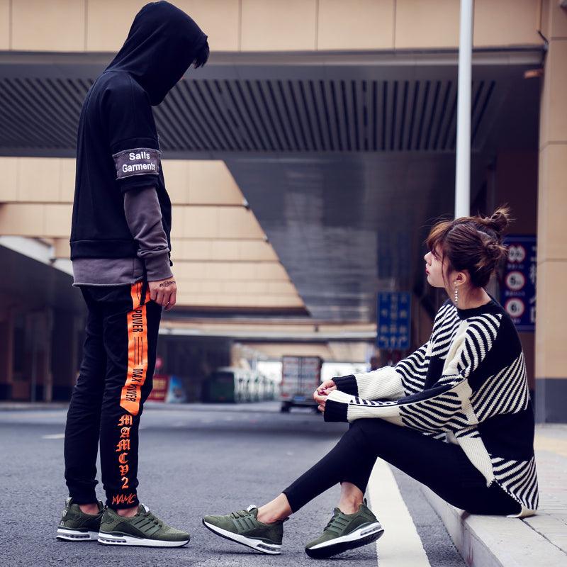 Unisex Sneakers Womens Running Shoes Sport Air Cushion Walking Shoes Breathable Light Comfortable Trainers Mesh Running Shoes For Women Soft Comfortable Design For Men