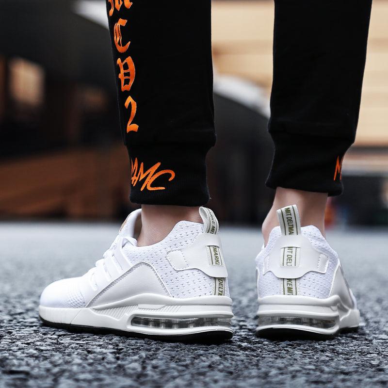 Unisex Sneakers Womens Running Shoes Sport Air Cushion Walking Shoes Breathable Light Comfortable Trainers Mesh Running Shoes For Women Soft Comfortable Design For Men