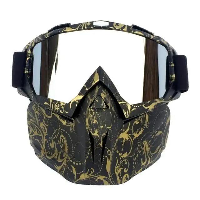 Unisex Snowboard Glasses Snowmobile Skiing Goggles For Men Women Windproof Sunglasses With Detachable Mask