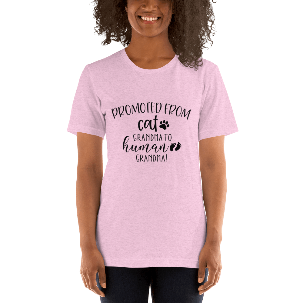 Promoted from Cat Grandma to Human Grandma T-Shirt