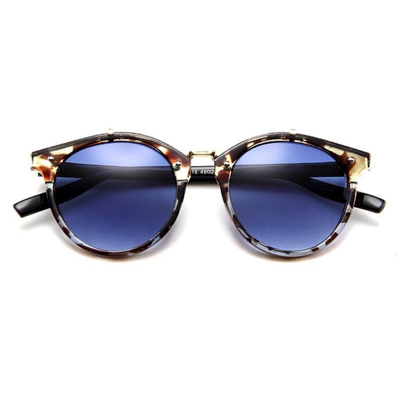 Unisex Vintage Round Shape Sunglasses Retro Women Design Luxury Popular Summer Sun Glasses Comfortable Classic Outdoor Eyewear UV400 Lens Trendy Sunglasses