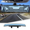 Universal Anti Glare Car Interior Rearview Mirror Interior Rearview Mirrors Universal Auto Rear View Mirror Anti-glare Wide-angle Surface Blue Mirror Easy Clip on Universal Fit Wide Angle Panoramic Auto Interior Rearview Mirror Flat  Auto Accessories