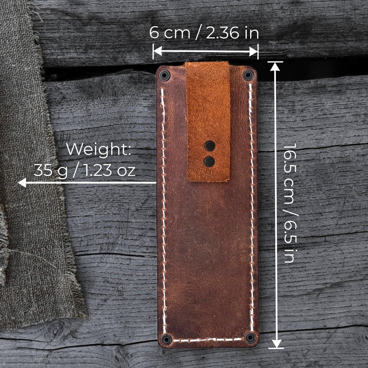 Universal Leather Sheath for Small Knives