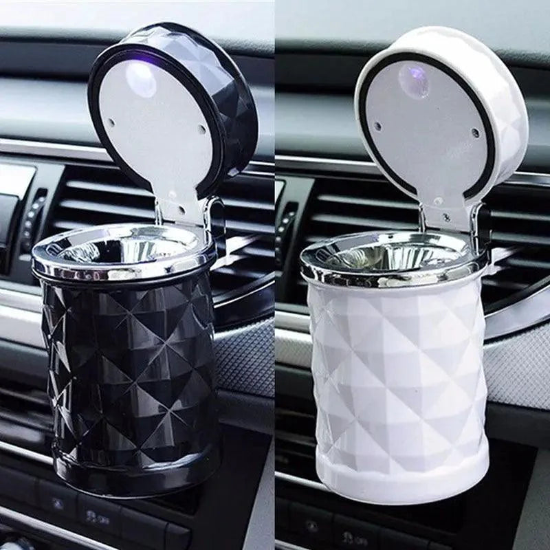 Universal LED Light Car Ashtray Cigarette Holder Car Accessories Portable Luxurious Design Ashtrays For Cars