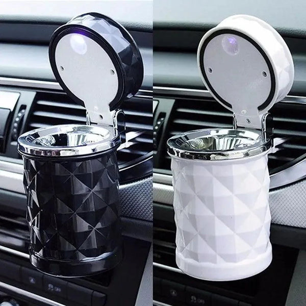 Universal LED Light Car Ashtray Cigarette Holder Car Accessories Portable Luxurious Design Ashtrays For Cars