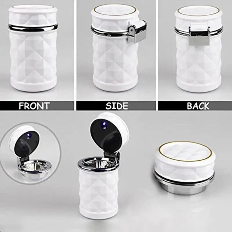 Universal LED Light Car Ashtray Cigarette Holder Car Accessories Portable Luxurious Design Ashtrays For Cars
