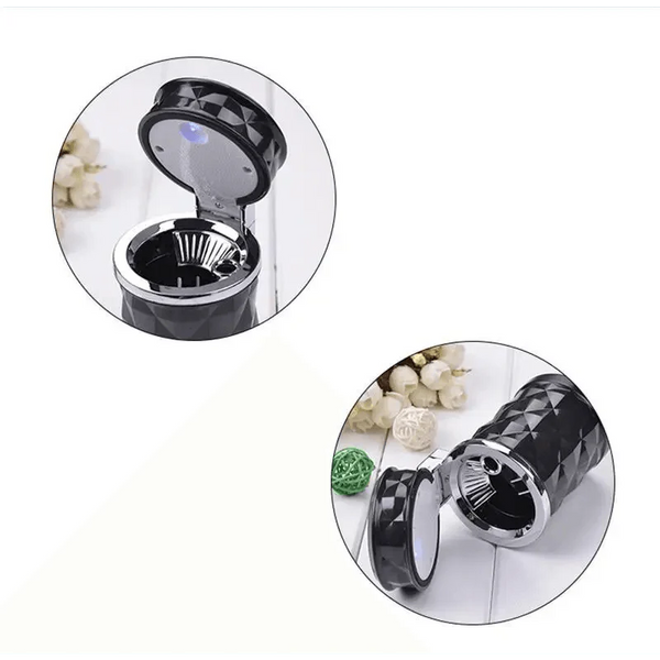 Universal LED Light Car Ashtray Cigarette Holder Car Accessories Portable Luxurious Design Ashtrays For Cars