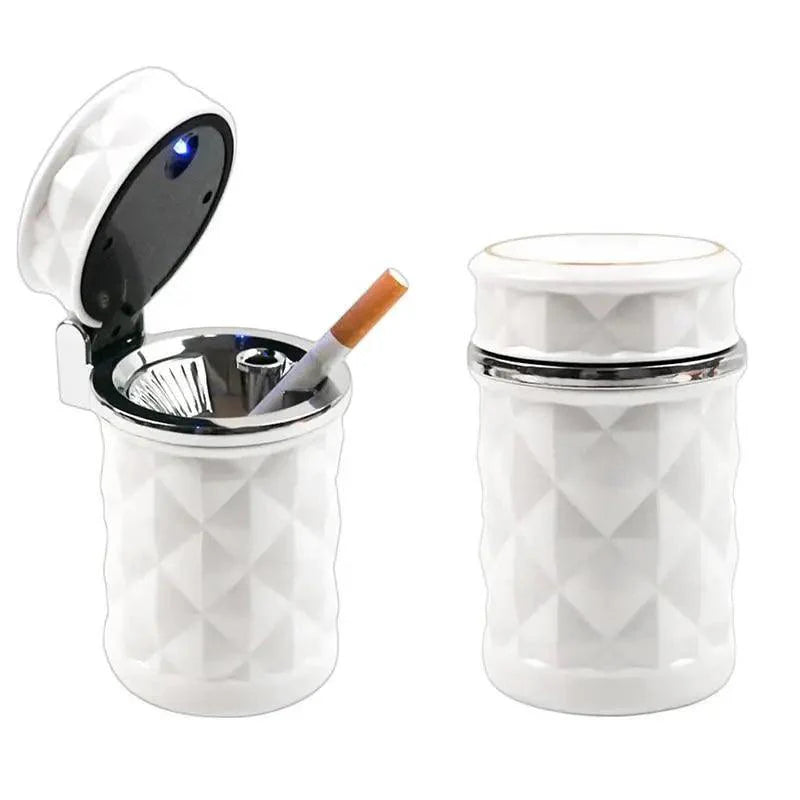Universal LED Light Car Ashtray Cigarette Holder Car Accessories Portable Luxurious Design Ashtrays For Cars