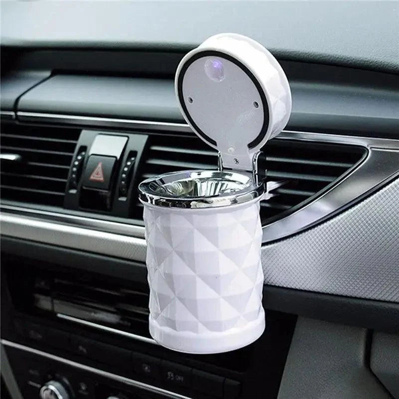 Universal LED Light Car Ashtray Cigarette Holder Car Accessories Portable Luxurious Design Ashtrays For Cars