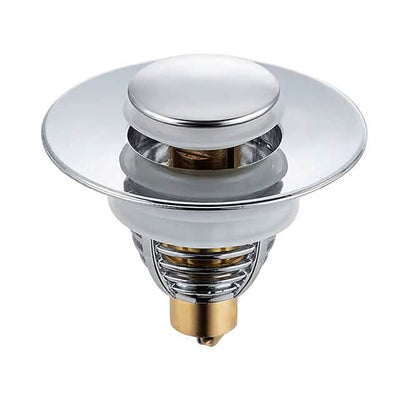 Universal Stainless Steel and Copper Pop-Up Bounce Core Basin Drain Filter