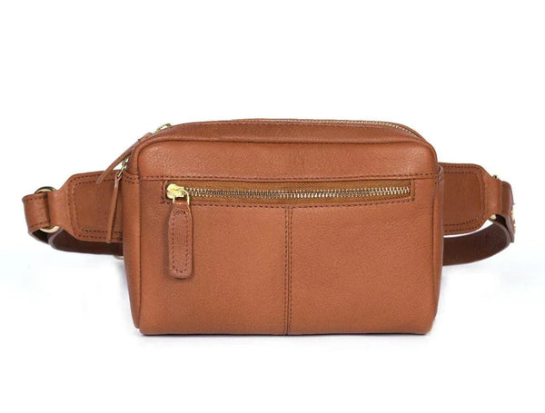 Manhattan - Leather Crossbody Fanny Bag - Gifts for You 'n Me
