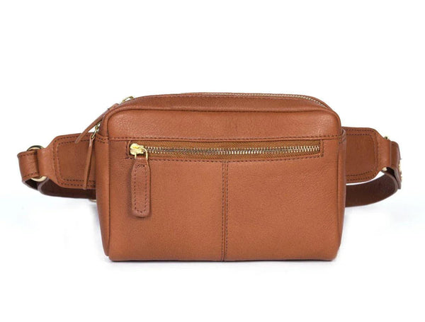 Manhattan - Leather Crossbody Fanny Bag - Gifts for You 'n Me