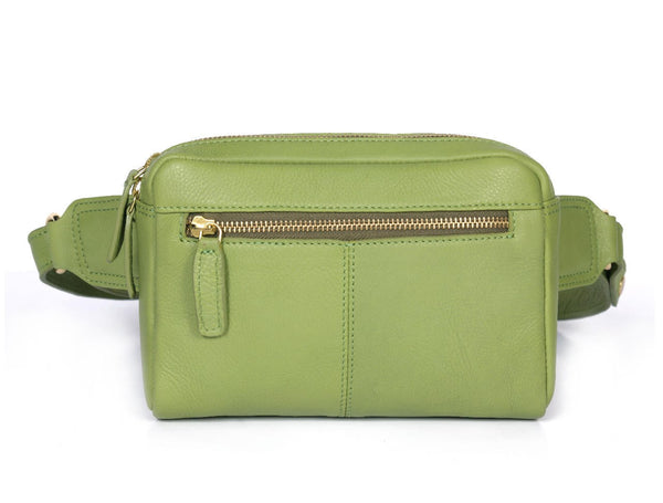 Manhattan - Leather Crossbody Fanny Bag