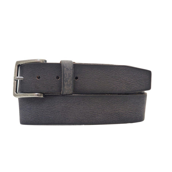 The Canyon Belt - Tan Leather Belt with Charred Edges