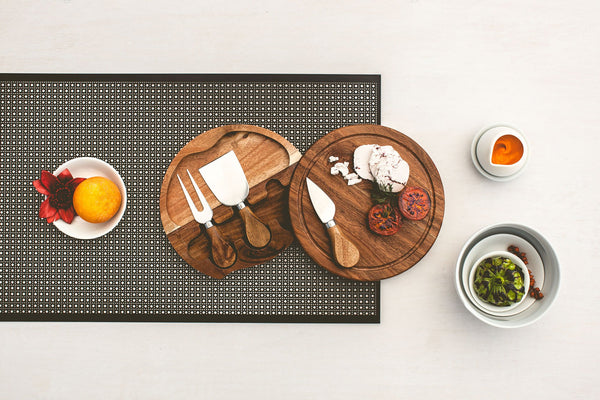 Acacia Brie Cheese Cutting Board & Tools Set Picnic Time Family of Brands