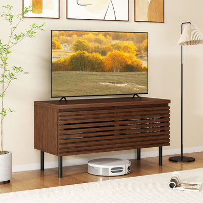 Mid Century Fluted TV Stand for 40