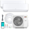 X-Pro 35000 BTU 2 Zone 22.5 SEER2 Mini Split AC with Heat Pump-12K + 12K