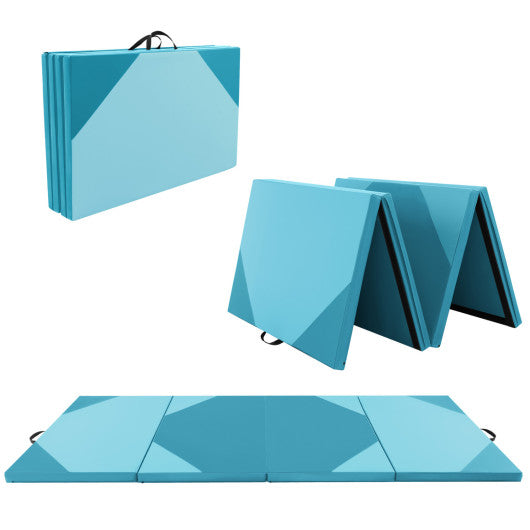 Heavy-Duty Folding Exercise Mat Gym Mat for Gymnastics