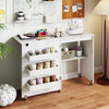 Sewing Machine and Table Set with Charging Station Folding Craft Desk and Beginner Sewing Machine