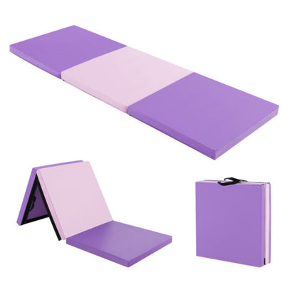 Octagon Tumbling Mat and Tri-Fold Gym Mat Set with Cover