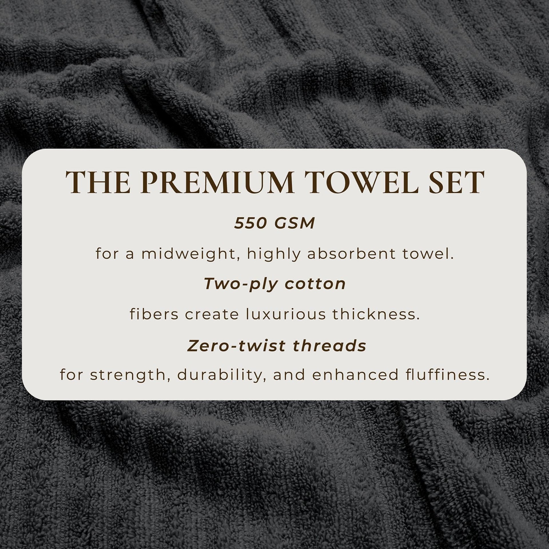 Luxury Cotton Towels - Karina Collection