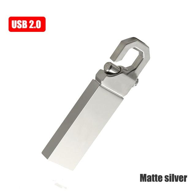 USB 3.0 Metal Pen Drive 8GB 16GB 32GB 64GB USB Flash Drive Flash Stick Disk On Key 3.0 Memory Stick Dual Memory Stick for Laptop PC Mac Computer Car Audio Projector