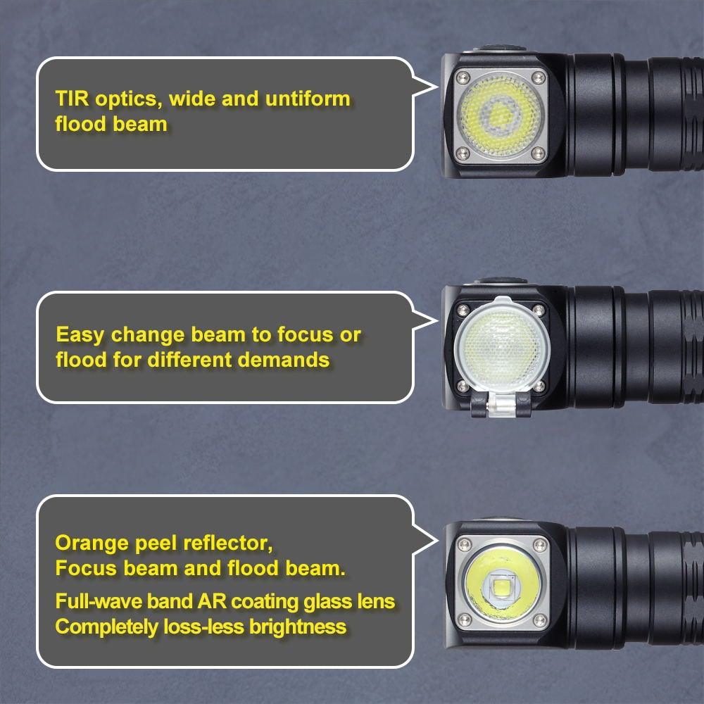 USB Rechargeable Adjustable Flashlight LED Tactical Flashlights With CREE LED Waterproof High Lumens Flashlight For Home Camping Security Electric Cut Use