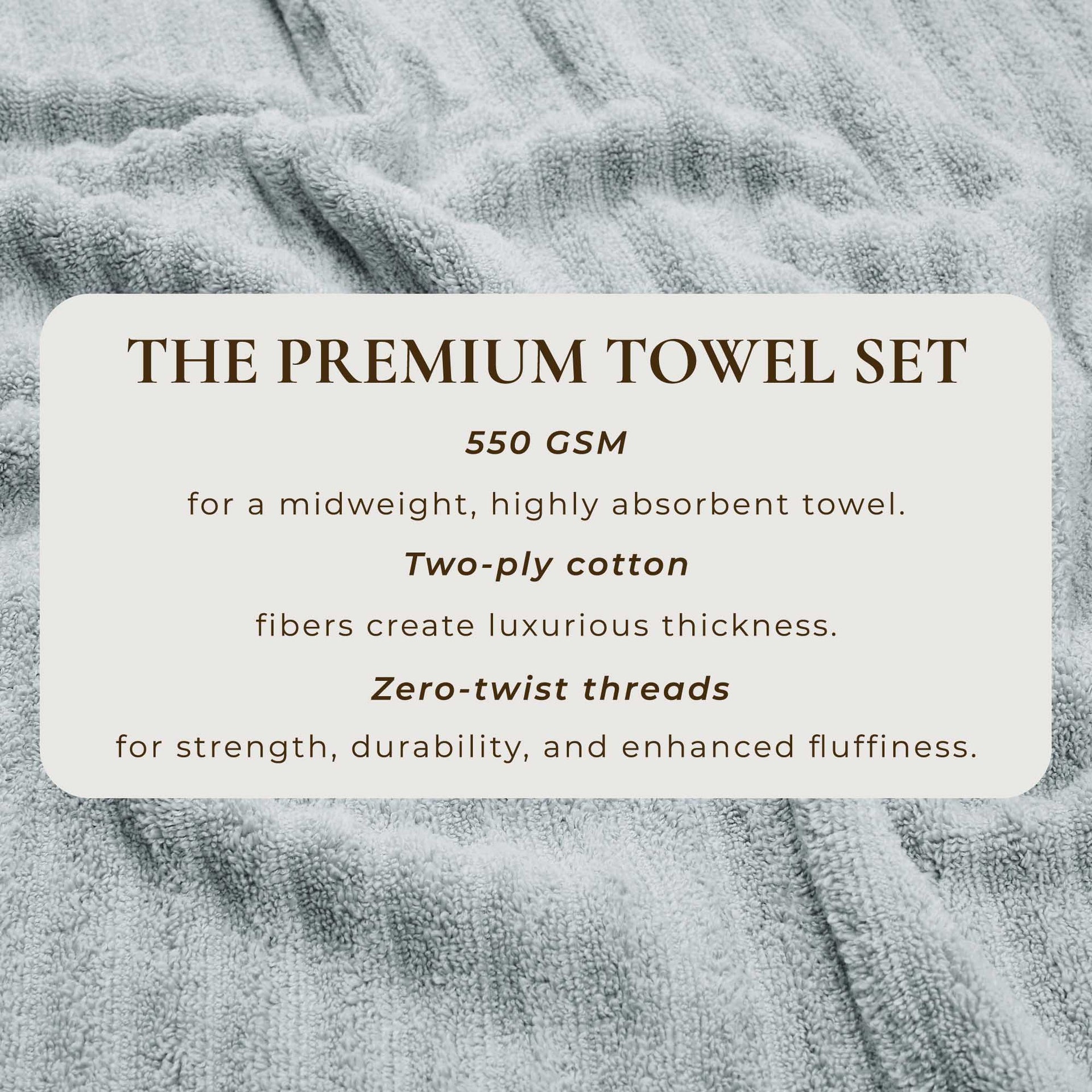 Luxury Cotton Towels - Karina Collection