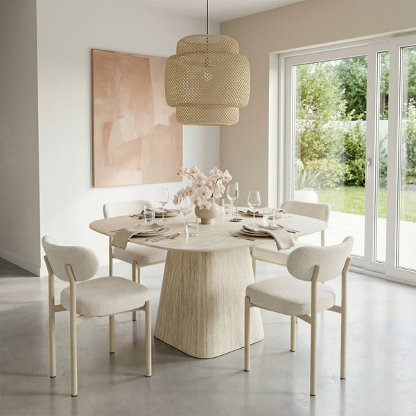 Aurea Dining Chair (Set of 4) Light Gray