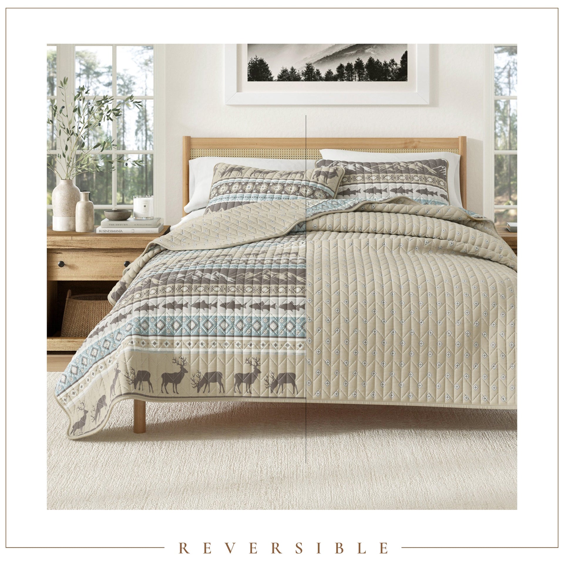 3-Piece Lodge Quilt - Yosemite Collection