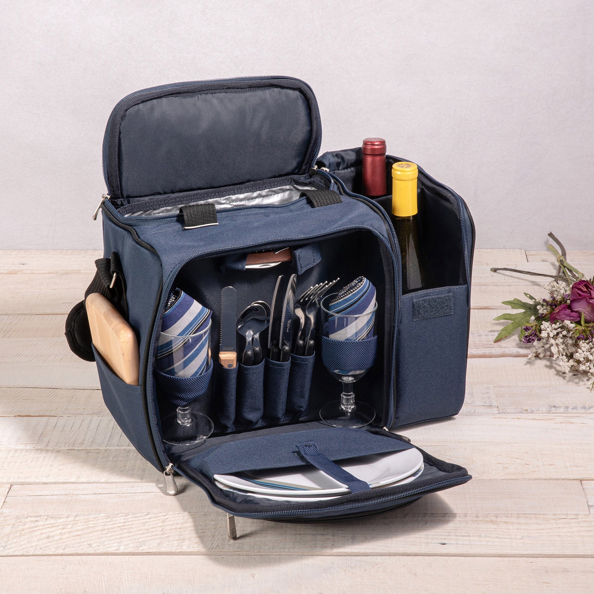 Malibu Picnic Basket Cooler for 2 Picnic Time Family of Brands