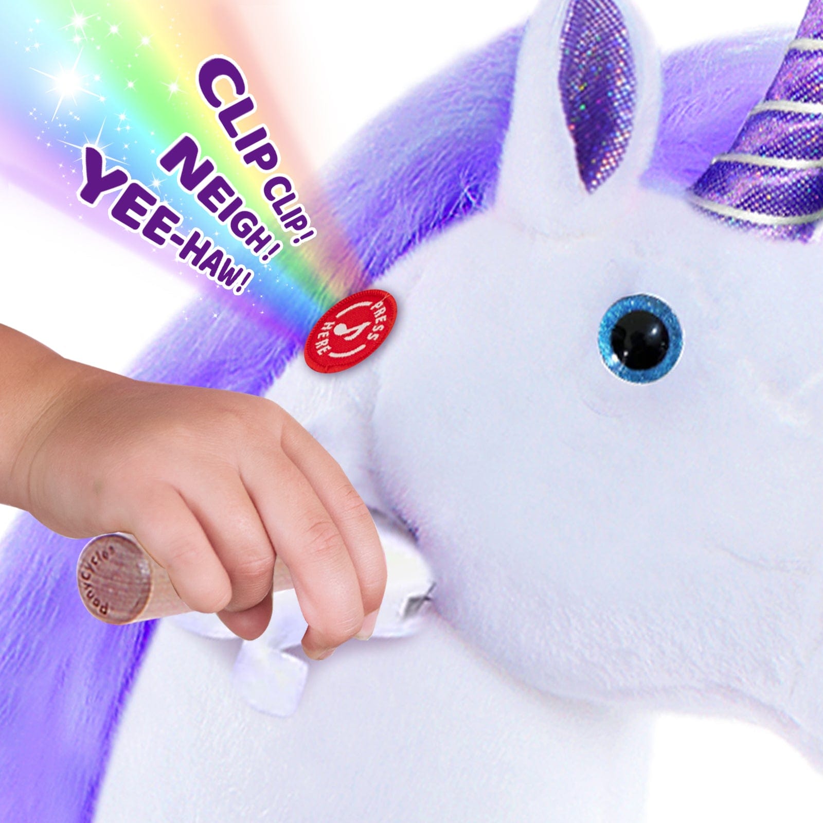Model U® Unicorn Ride-On Toy Age 3–4 – Purple