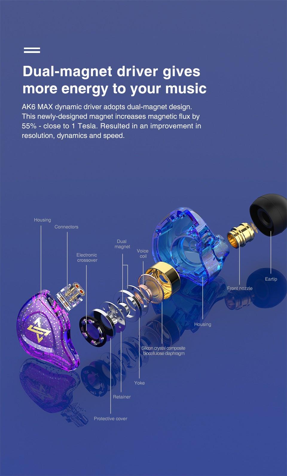 V5.0 HD Stereo Sound Sports Wireless Over-Ear Headphones with Mic, Passive Noise Cancelling Headsets, 9 Hours Battery for Gym Running QKZ AK6 MAX In-Ear Earphone Bass Stereo Earbuds Wired Headphones Noise Cancelling Waterproof Headsets with Microphone