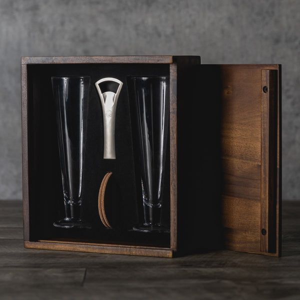 Pilsner Beer Glass Gift Set Picnic Time Family of Brands