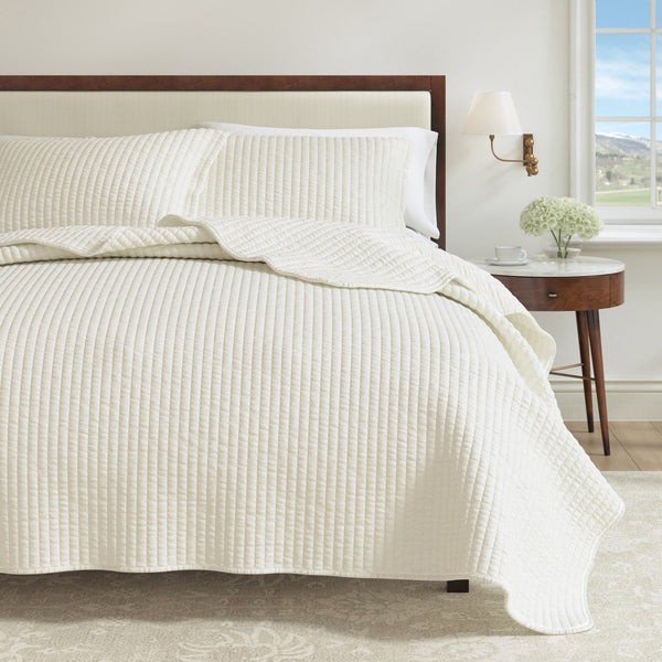 3-Piece Solid Quilt - Alicia Collection Great Bay Home