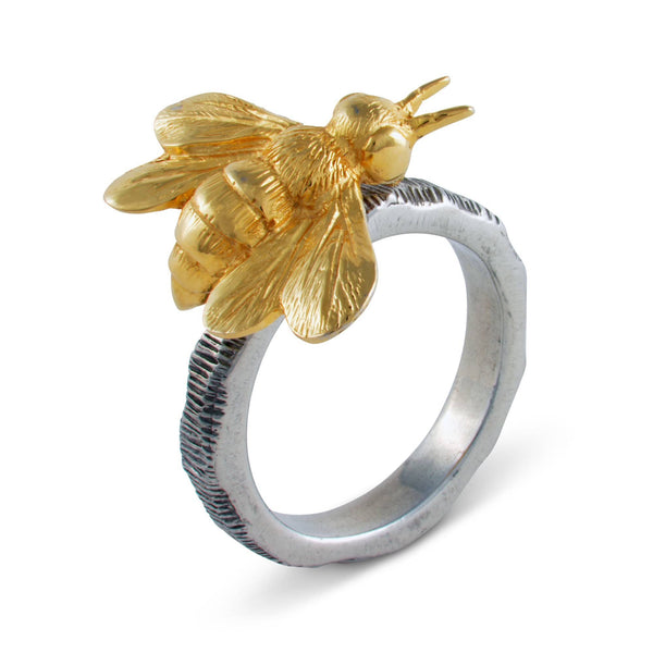 Gold Bee Napkin Ring