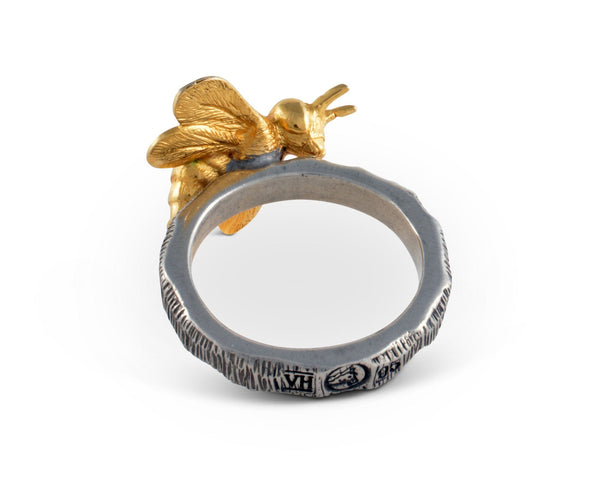 Gold Bee Napkin Ring