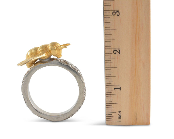 Gold Bee Napkin Ring