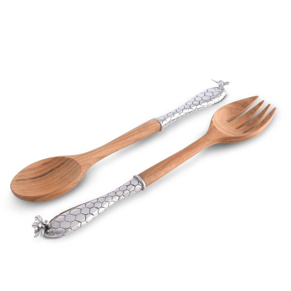 Little Bees Salad Server Set
