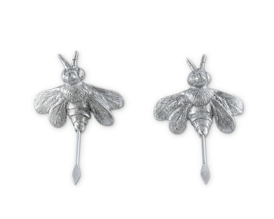 Pewter Honeybee Cheese Marker Set