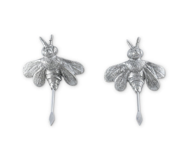 Pewter Honeybee Cheese Marker Set