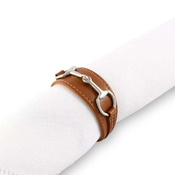 Bit Vegan Leather Napkin Ring Vagabond House