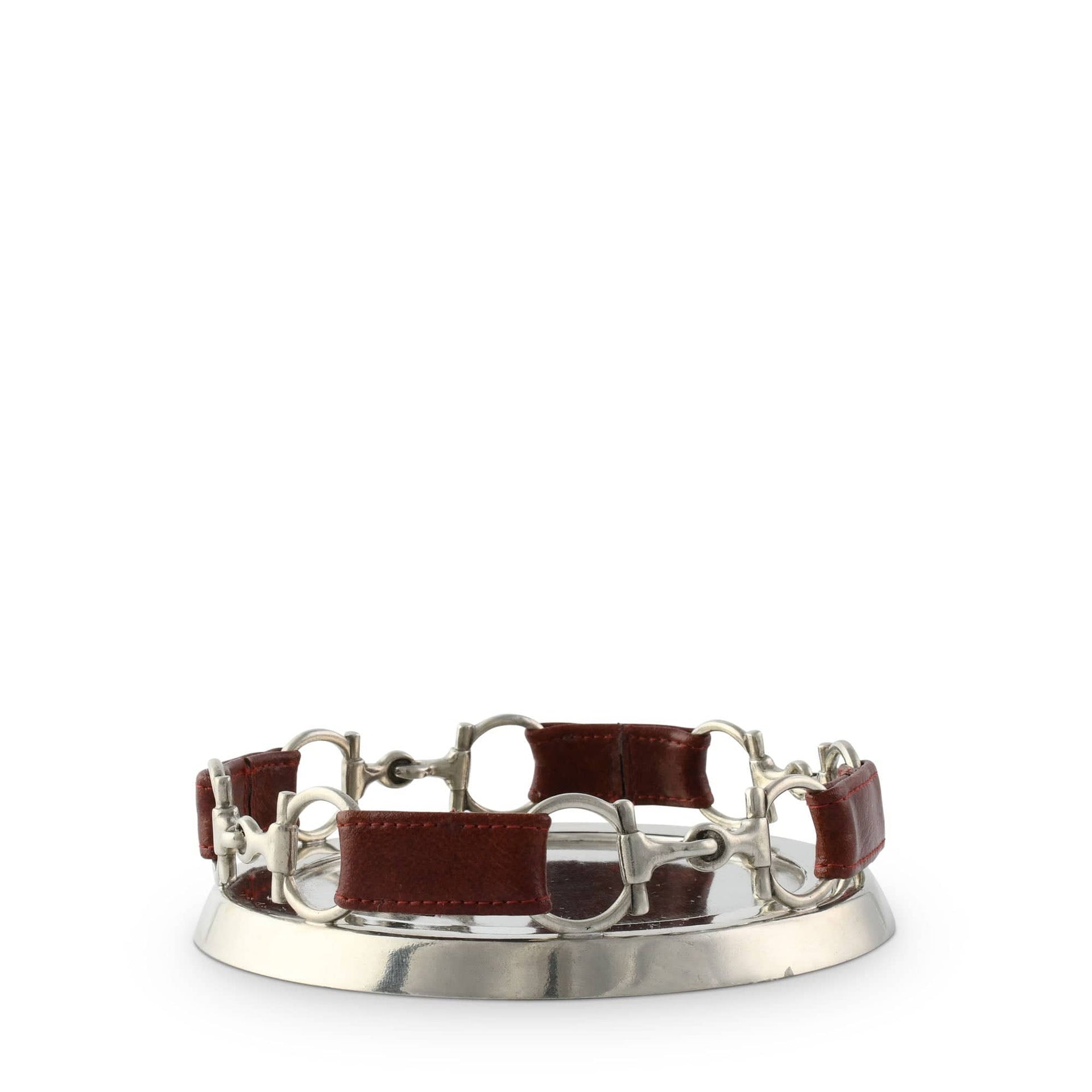 Equestrian Horse Bit Leather Wine Coaster Vagabond House