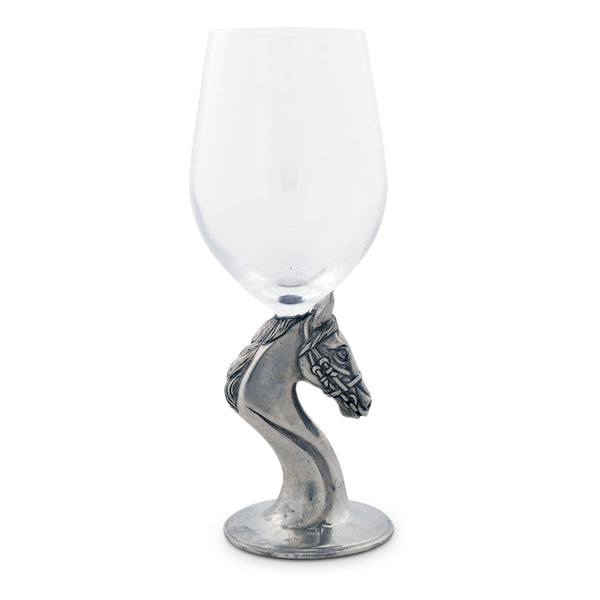 Horse Head Wine Glass