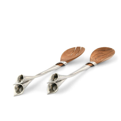 Lily Salad Servers