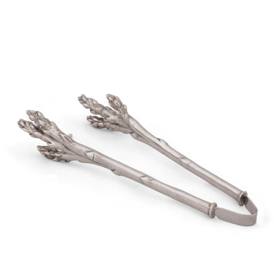 Pewter Asparagus Pattern Tongs