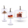 Bunny Glass Covered Cake / Dessert Stand