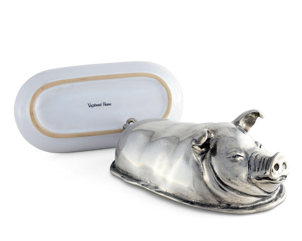 Happy Pig Butter Dish