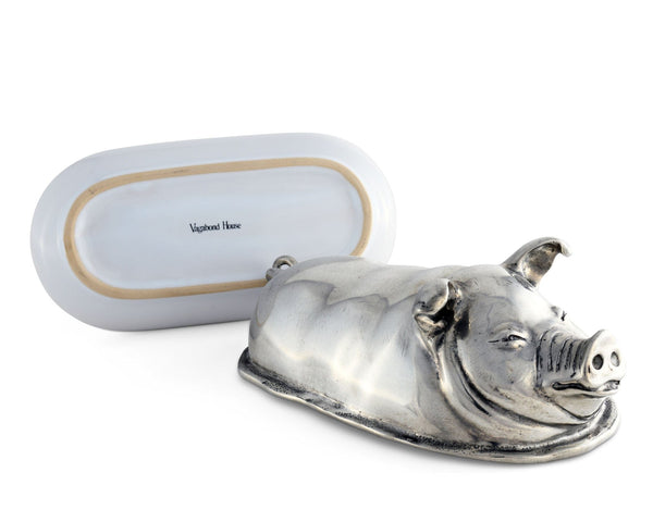 Happy Pig Butter Dish